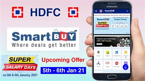 hdfc bank credit card smart buy offers|hdfc smartbuy website.